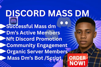 do discord mass dm, discord promotion, discord server channel marketing, mass dm