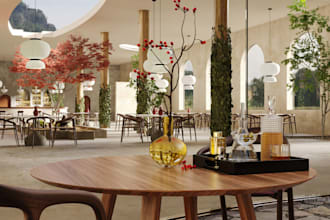 do café bar, restaurant interior design, coffee shop, kiosk,  wine bar 3d model