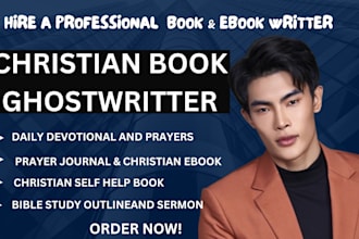 ghostwrite christian ebook self help christian book daily devotionals, journal