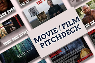 design movie pitchdeck film pitchdeck movie presentation poster movie powerpoint
