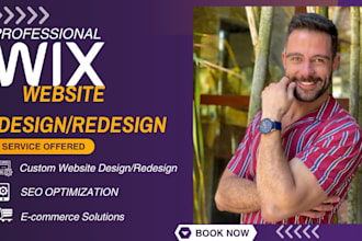 develop website design redesign wix website seo consultant