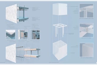 create professional architectural detail drawings and 3d
