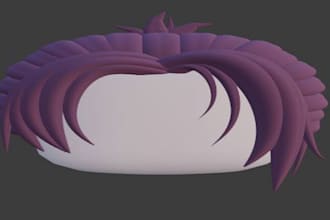 make your 3d roblox ugc hair, 3d model, accessories, roblox assets