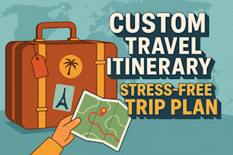 create a personalized travel itinerary and trip plan