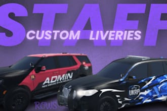 design custom staff liveries for your erlc server