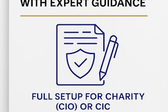 handle your UK charity or cic setup from scratch to finish with expert guidance