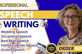 write wedding speech groom speech funny father of bride speech, bestman speech