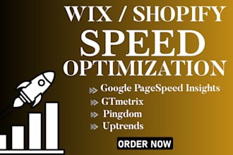 develop brand app by wix for IOS and android, speed up wix and shopify store