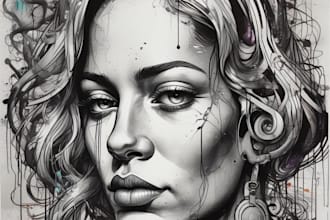 create custom street graffiti pop art or urban character