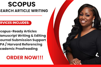 write and publish ready scopus research article or academic paper