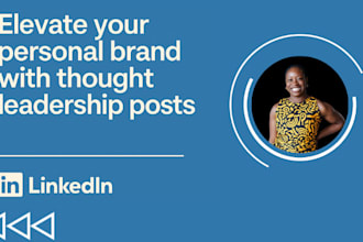 craft your personal brand story and thought leadership posts for linkedin