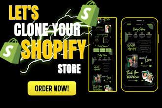 clone shopify store copy redesign duplicate shopify website design in 24 hours