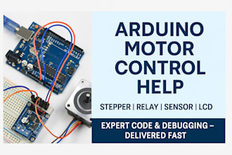 help you for arduino coding stepper motor and automation