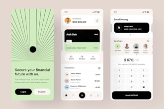 build a easy to use fintech app, banking app, finance app
