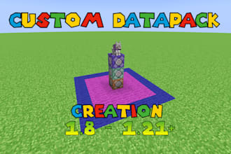 make you a minecraft data pack or help you make your own