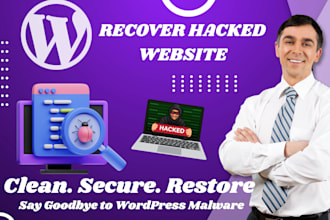 restore your hacked wordpress site and remove all malware