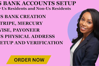 create US bank for residents and non residents, get US resident address