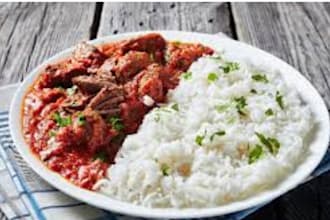 cook rice and stew for you