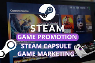 design professional steam capsule art for video game