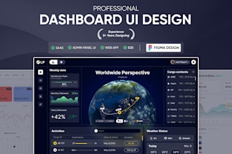 design dashboard web app CRM and admin panel UI UX in figma