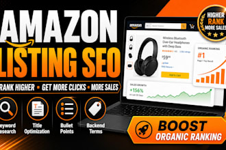 optimize your amazon listing SEO for ranking and sales
