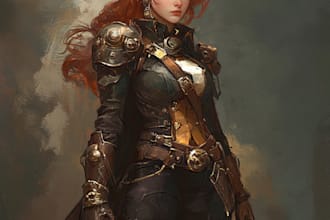 do character design and concept art, fantasy illustration