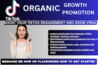 do tiktok growth and promotion, social media marketing