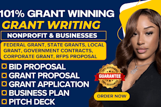 write grant proposal grant research application rfp business plan