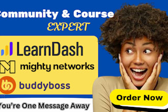 set up mighty networks, tribe, buddyboss community platform mighty networks