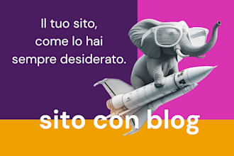 creo il tuo blog professionale e facile da usare