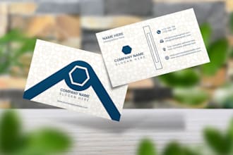 create minimalist luxury business card design