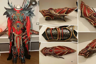 do 3d cosplay model wearable cosplay armor 3d cosplay props creation 3d helmet
