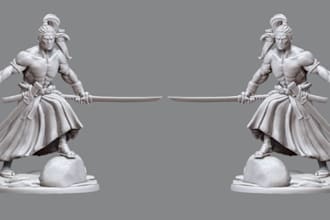 sculpt and model high quality 3d toys, armor, weapons, and ball joints