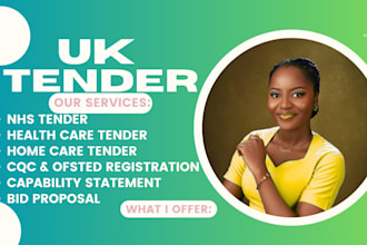 win bid proposal uk healthcare homecare tender nhs bids and cqc registration