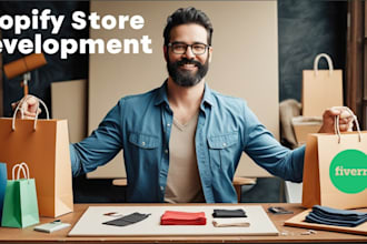 develop a custom shopify online store for you