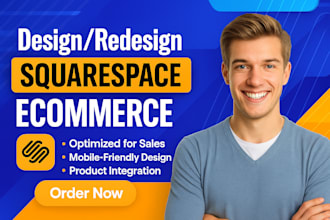 build high converting squarespace ecommerce website design, redesign squarespace