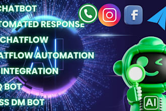 build ai whatsapp chatbot, fix flow, manychat bot, wati, ai agent, whatsapp api