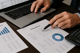 provide financial modelling projections and valuation