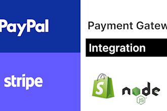 integrate a payment gateway using stripe or paypal