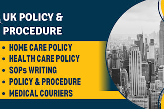 write policy and procedure manual for home care agency, prepare you for survey