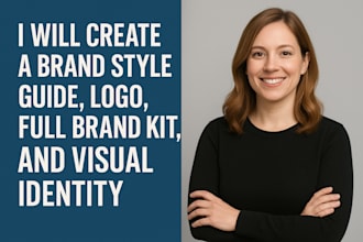 design a corporate visual identity with a complete branding package