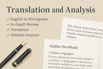 analysis, professional translation of texts or books for you