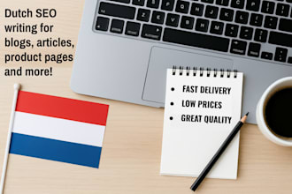 write dutch SEO webcontent that ranks and reads well