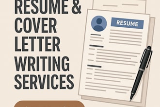 craft a professional resume and cover letter that gets you hired