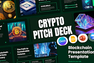 design crypto pitch deck nft pitch web3 presentation blockchain investor deck