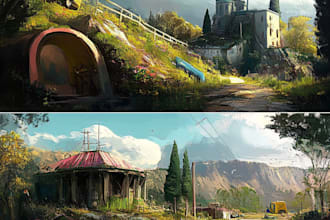 environment concept art landscape design