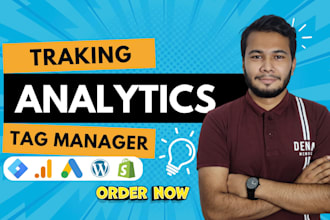 setup ga4, meta pixel, and tracking via google tag manager