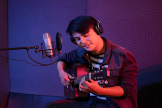 write korean song lyrics and sing korean song with k pop male vocals