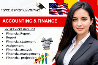 write report of financial analysis, finance, analysis reports excel project