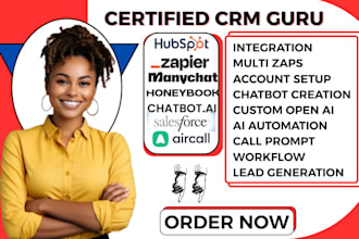 ai chatbot salesforce manychat honeybook albi aircall hubspot zapier integration